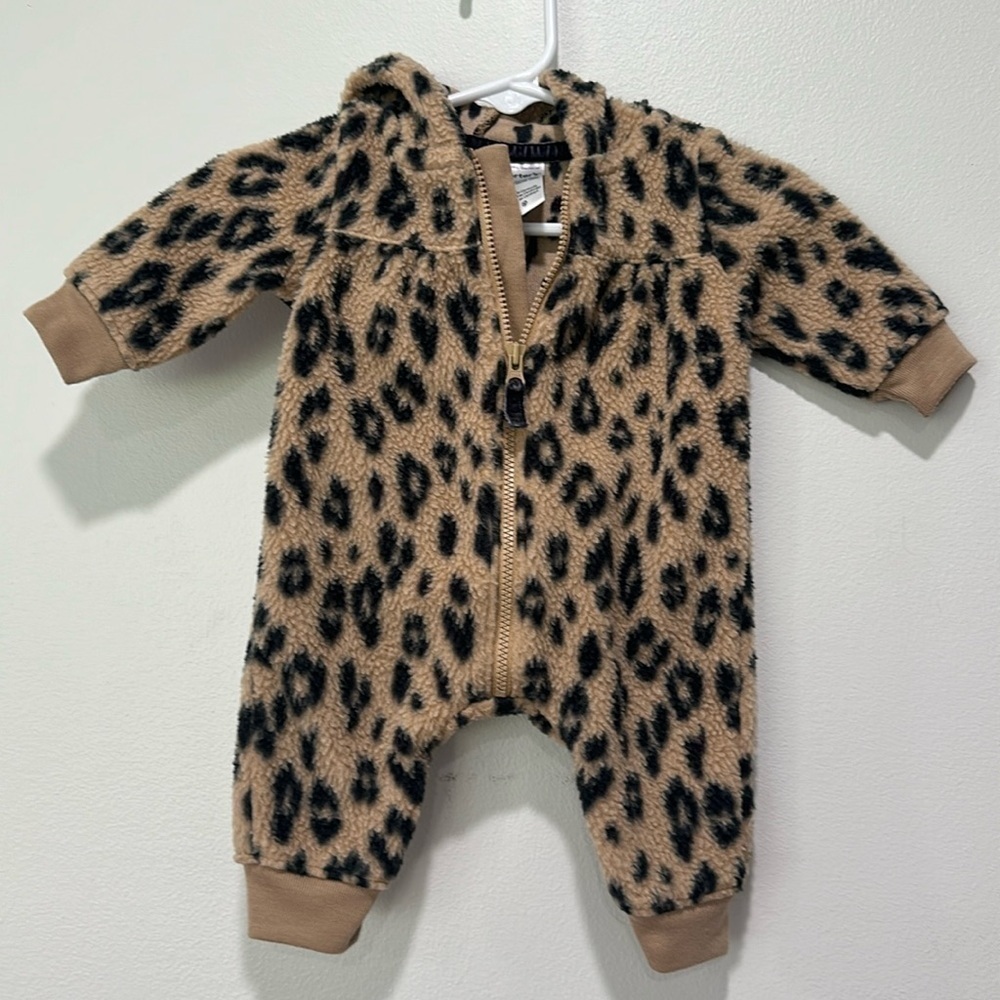Leopard onesie